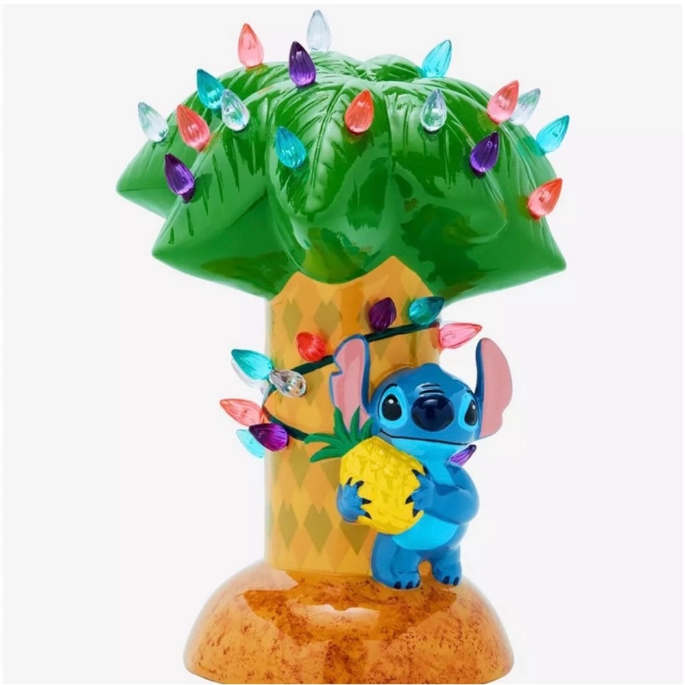 Disney Stitch LED candle holder light up Palm tree new